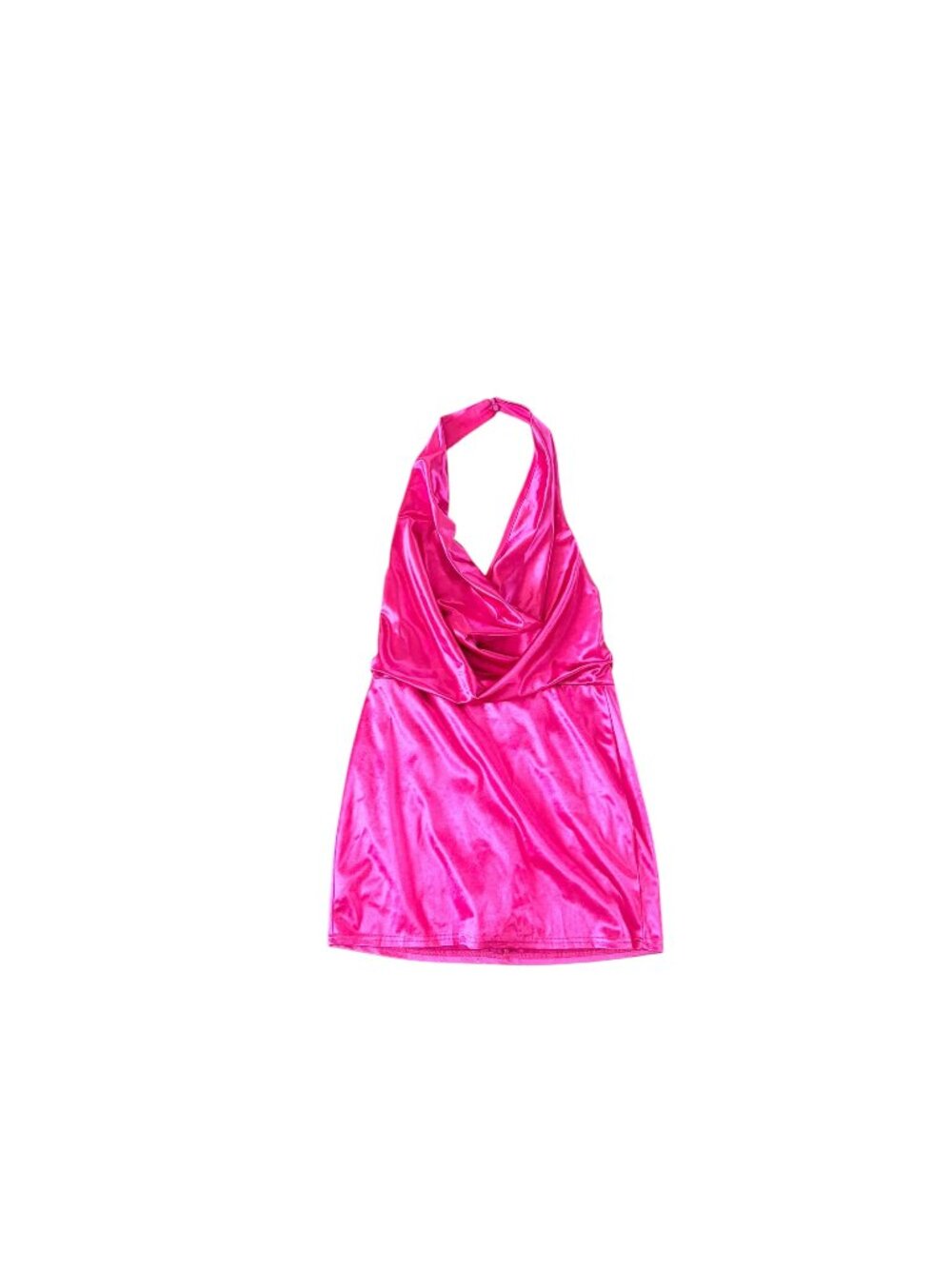 Fab'rik Carla Halter Romper Pink Medium NEW